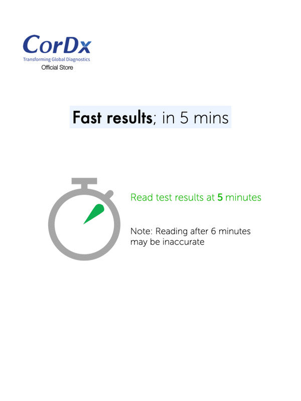 Cordx Pregnancy Test Cassette (FDA Approved) - Laadlee