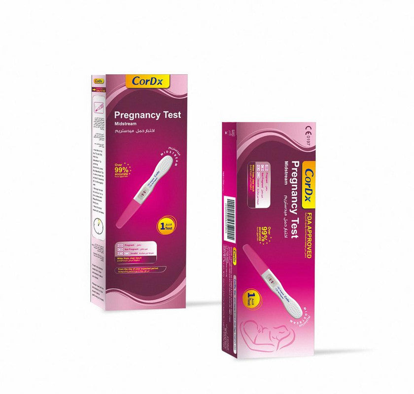 Cordx Pregnancy Test Midstream (FDA Approved) - Laadlee