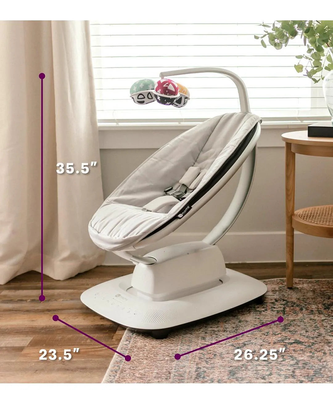 4moms MamaRoo Multi-Motion Baby Swing - Grey