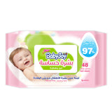 BabyJoy Sensitive Skin Wet Wipes Regular - 48Pcs