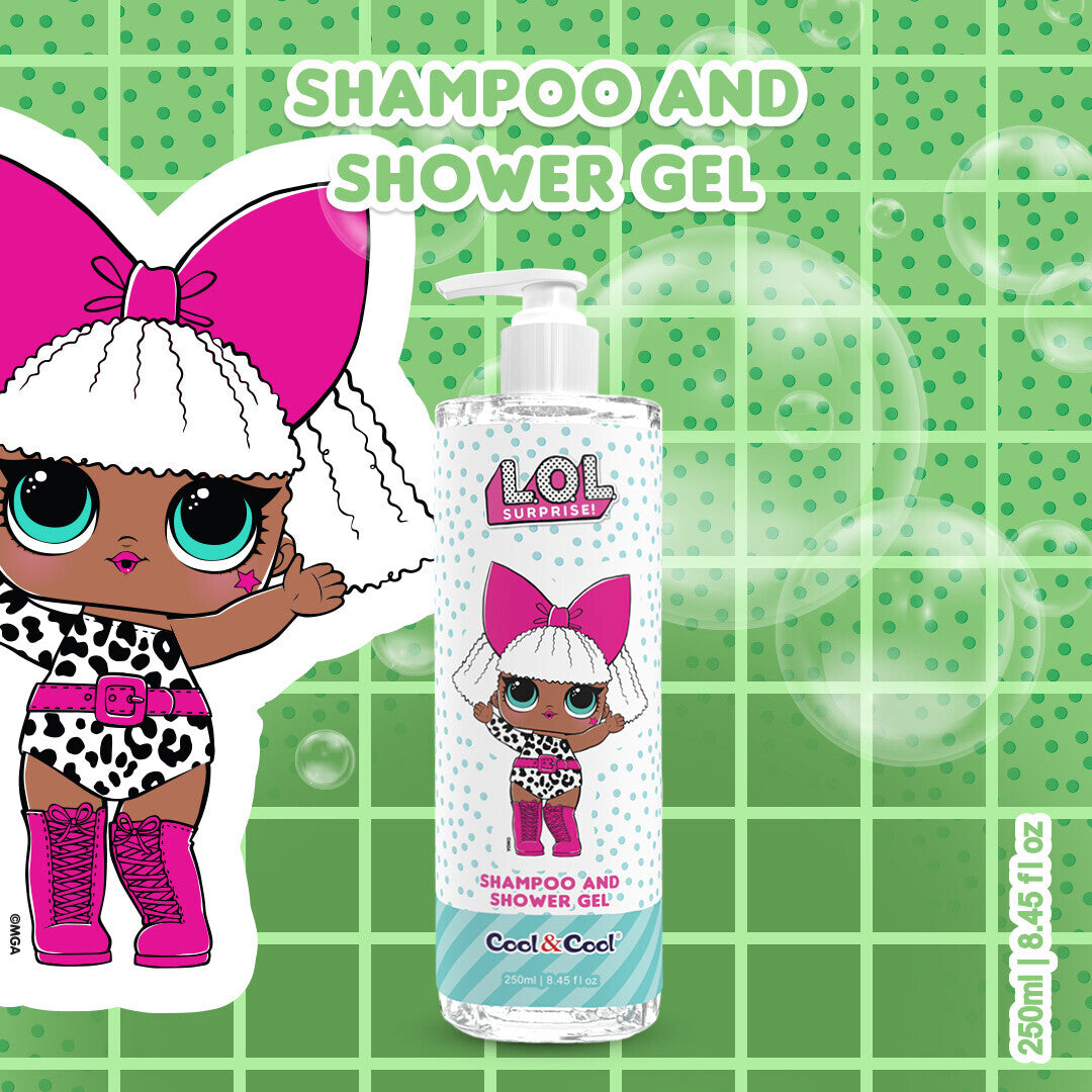 Cool & Cool LOL Surprise Diva Shampoo & Shower Gel - 250ml