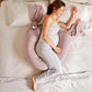 bbhugme - Pregnancy Pillow - Dusty Pink - Laadlee