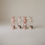 Mushie HexaPop Suction Toy - Blush