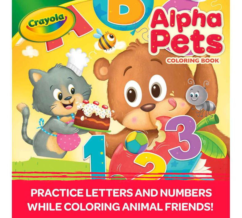 Crayola AlphaPets Coloring Book - 96 Pages