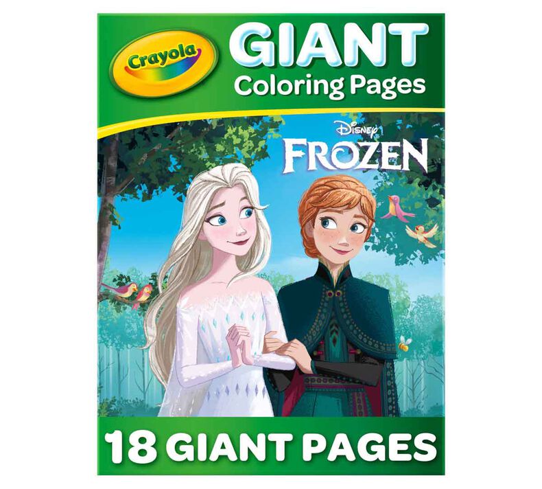 Crayola Giant Coloring Page - Frozen - Laadlee