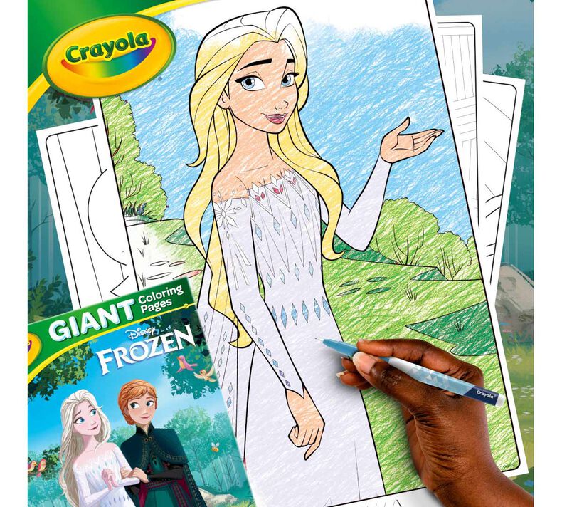 Crayola Giant Coloring Page - Frozen - Laadlee
