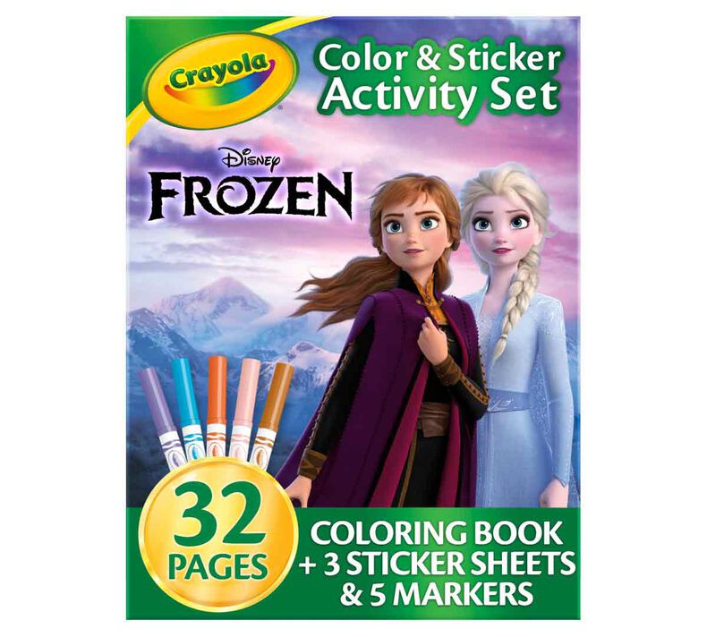 Crayola Color and Sticker Activity Set - Frozen - Pages 32 - Laadlee