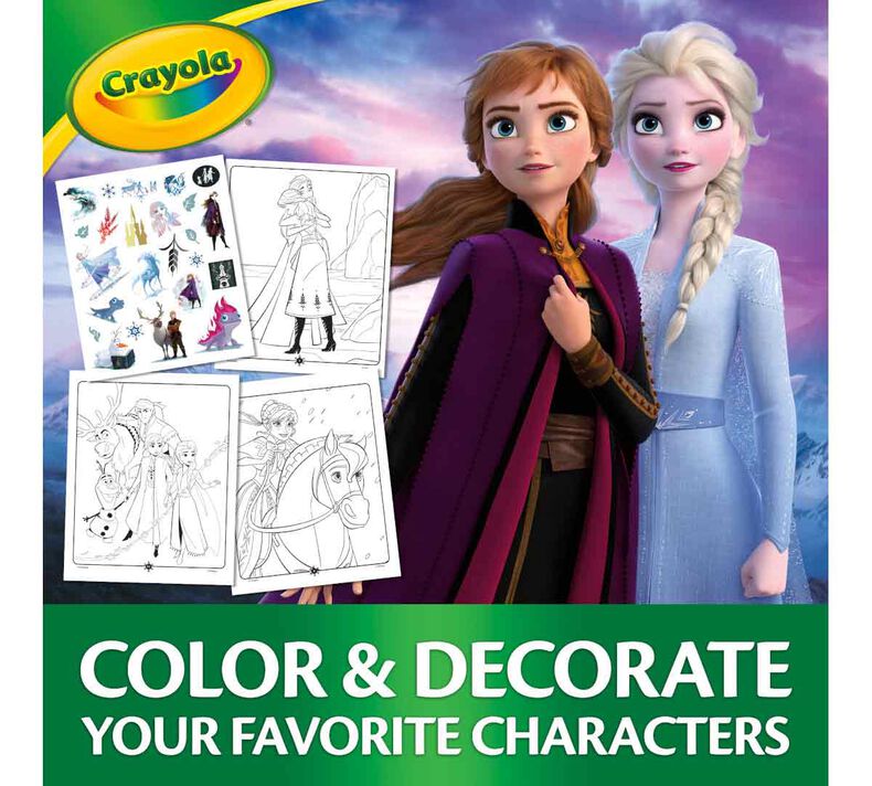 Crayola Color and Sticker Activity Set - Frozen - Pages 32 - Laadlee