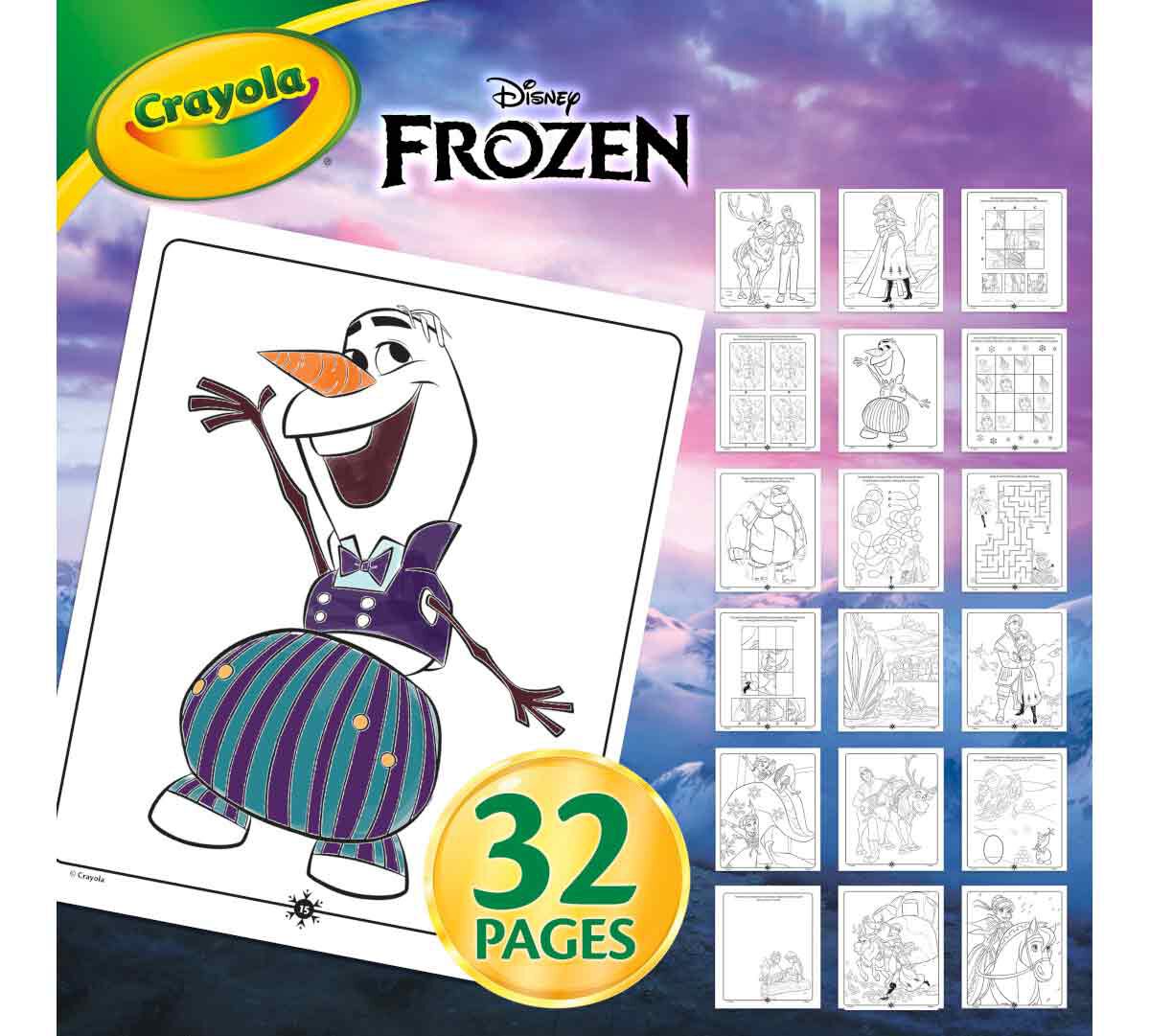 Crayola Color and Sticker Activity Set - Frozen - Pages 32 - Laadlee