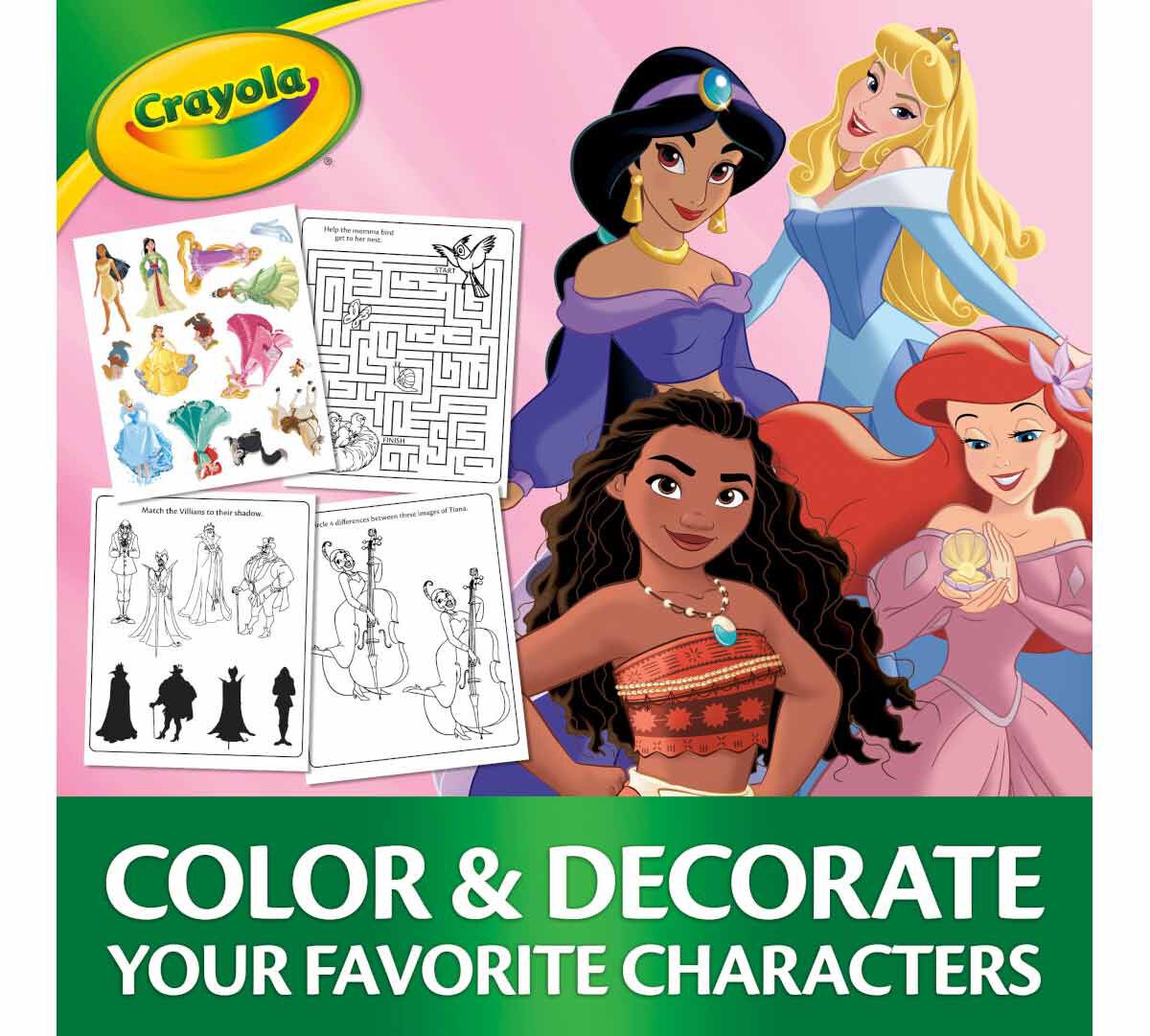 Crayola Princess Color and Sticker Activity Set - Pages 32 - Laadlee