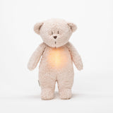 Moonie 2.0 Organic Humming Bear Friend with Lamp - Rose