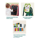 Stem Drawing Board With Book Shelf - 35Pcs - Green