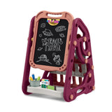 Stem Drawing Board With Book Shelf - 35Pcs - Red