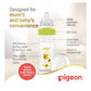 Pigeon Softouch Wide Neck Glass Bottle 160ml - Assorted