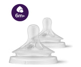 Philips Avent Natural 3.0 Feeding Teats Thick Feed - Pack of 2 - Laadlee