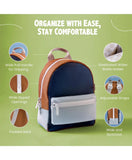 Beaba Faro Baby Backpack - Night Blue