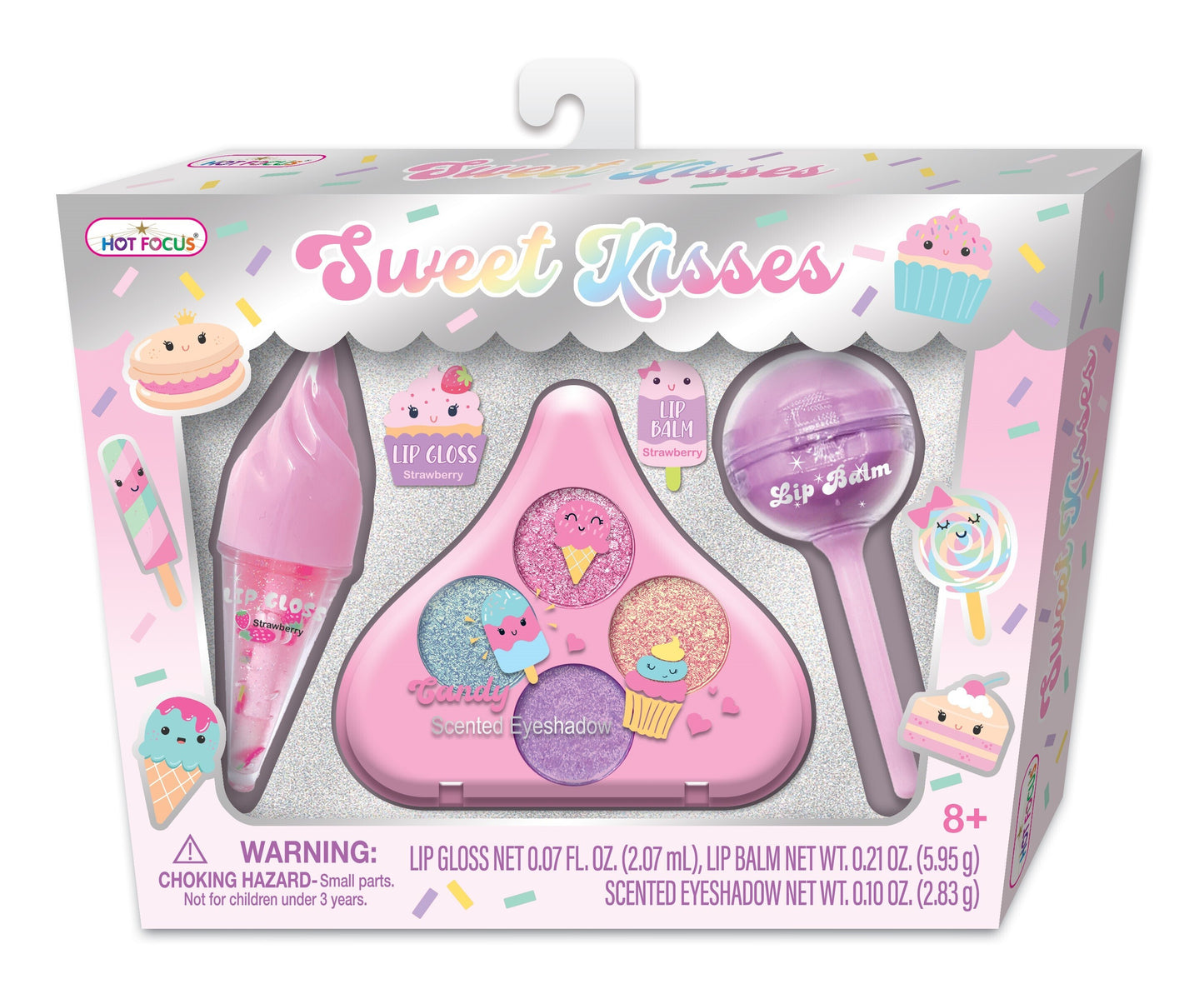 Hot Focus Sweet Kisses Cosmetic Set