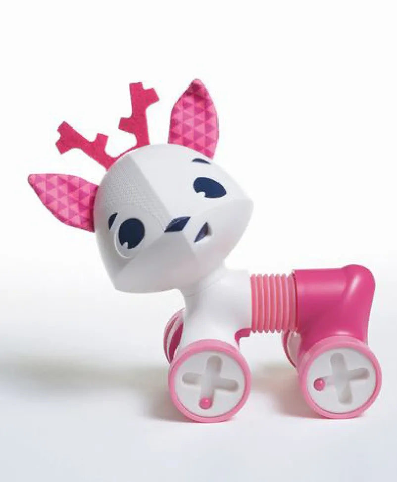 Tiny Love Tiny Rolling Toy - Florence The Fawn - Pink - Laadlee