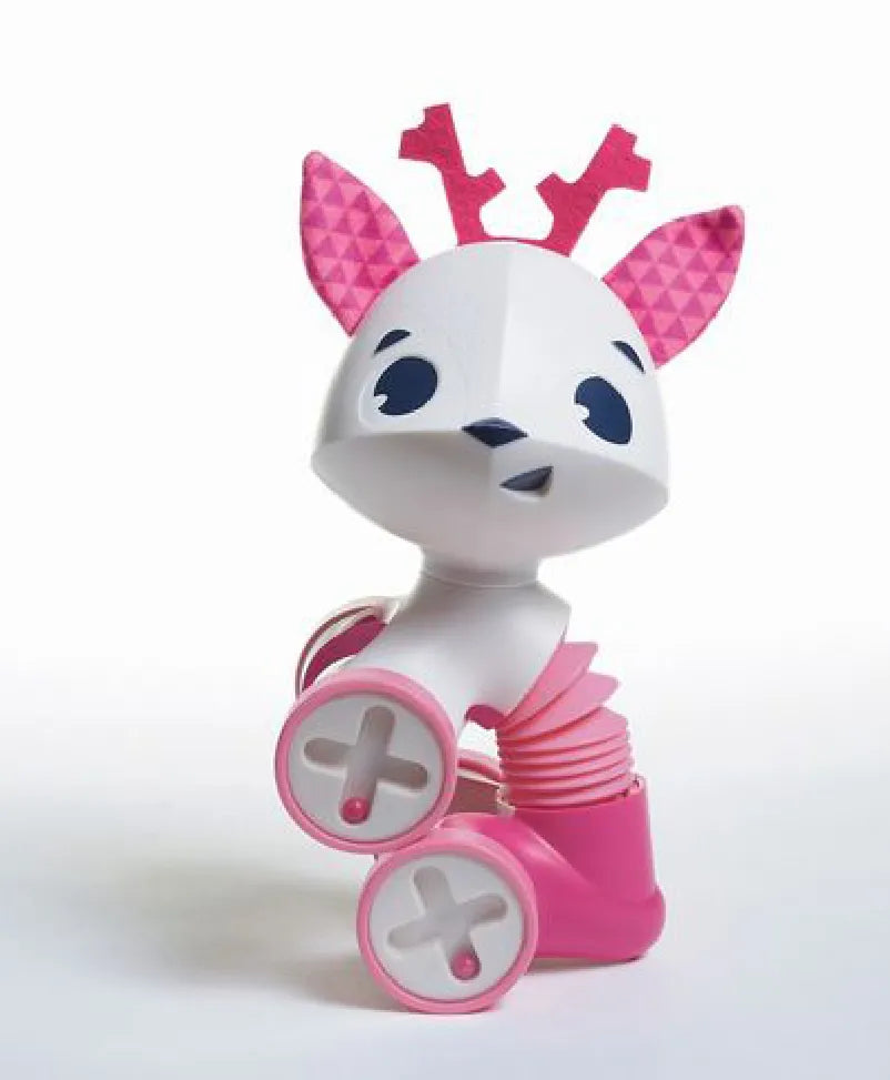 Tiny Love Tiny Rolling Toy - Florence The Fawn - Pink - Laadlee