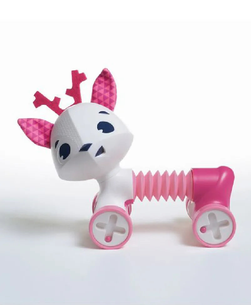 Tiny Love Tiny Rolling Toy - Florence The Fawn - Pink - Laadlee