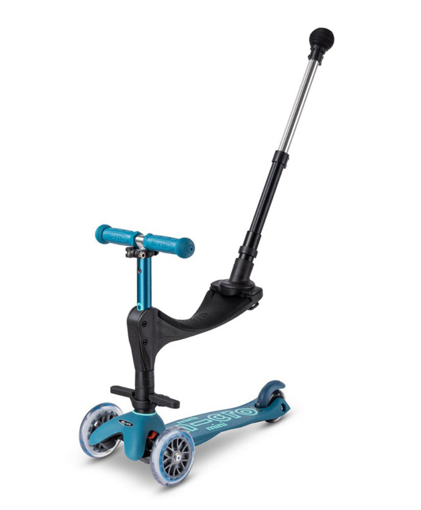 Micro Mini 3-in-1 Deluxe Plus Scooter- Ice Blue - Laadlee