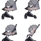 Youbi Toddler German Travel System With New Born - Grey