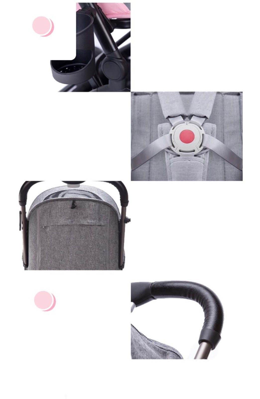 Youbi Toddler German Travel System With New Born - Grey