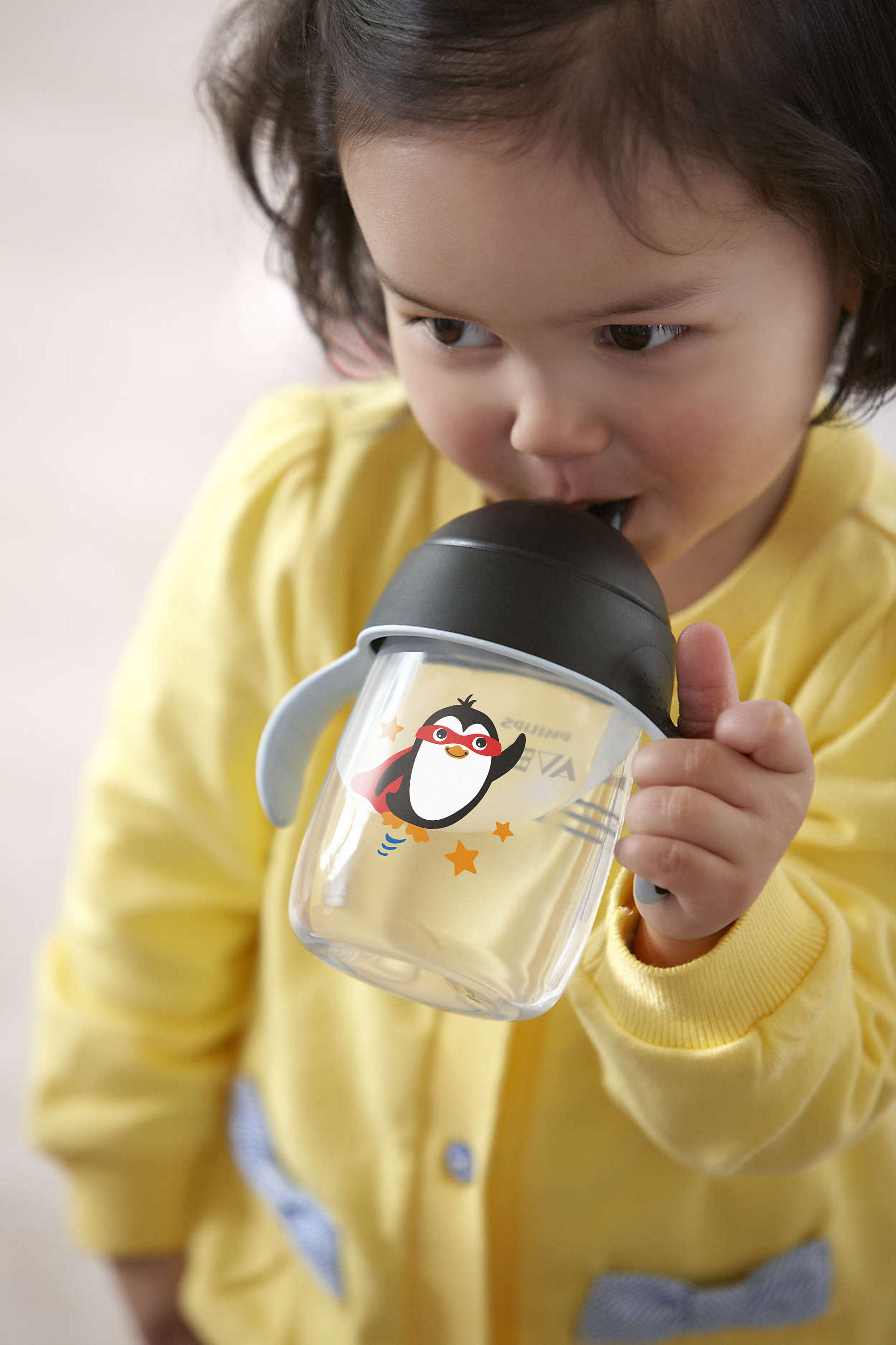 Philips Avent Premium Traing Spout Cup 340ml - Black - Laadlee