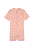 Lassig SPF Short Sleeve Sunsuit - Starfish Peach
