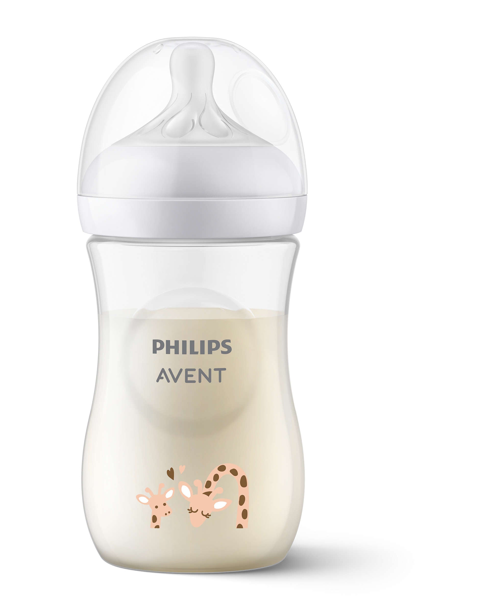 Philips Avent Natural 3.0 Feeding Bottle Deco 260ml - Giraffe - Laadlee