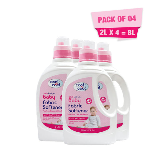 Cool & Cool Gentle Baby Fabric Softener 2L - Pack of 4