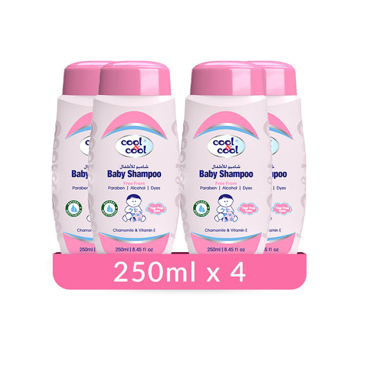 Cool & Cool Baby Shampoo 250ml - Pack of 4