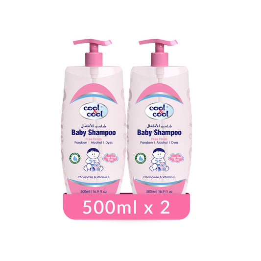 Cool & Cool Baby Shampoo 500ml - Pack of 2