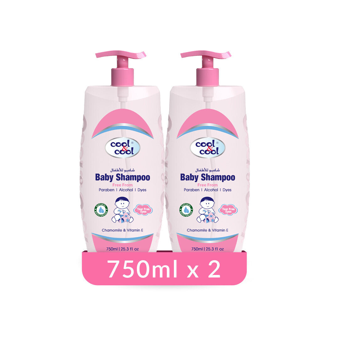 Cool & Cool Baby Shampoo 750ml - Pack of 2