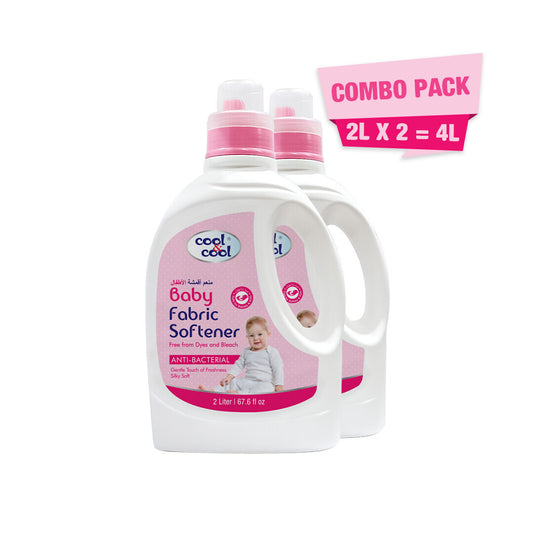 Cool & Cool Gentle Baby Fabric Softener 2L - Pack of 2