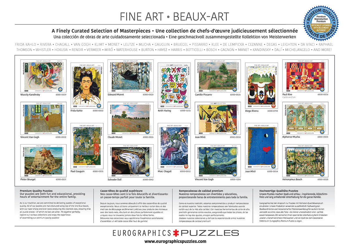 eurographics-the-poppy-field-by-claude-monet-puzzle-1000pcs - 4