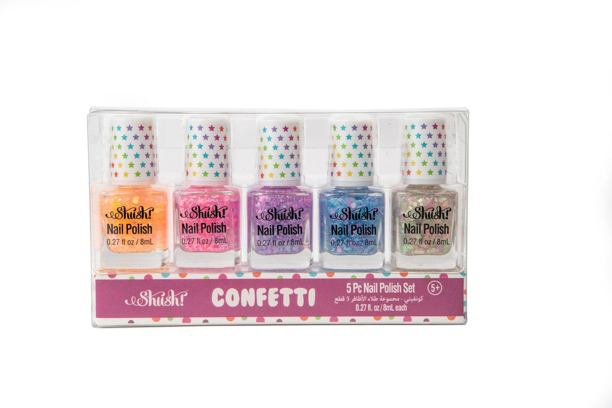 Shush! Confetti Water Nail Polish Set - Laadlee