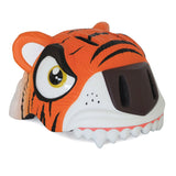 Crazy Safety Bicycle Helmet Tiger - Orange - Laadlee