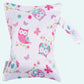 Polka Tots Waterproof Wet Bag Pouch with Zipper - Owl