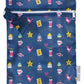 Polka Tots Waterproof Wet Bag Pouch with Zipper - Mix
