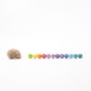 Grimm's 120 Small Pastel Wooden Beads