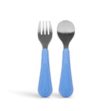 Ubbi Stainless Steel Utensils Fork & Spoon Set - Polaris