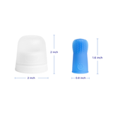 Ubbi Silicone Finger Toothbrushes With Case (Pack of 2) - Polaris