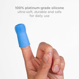 Ubbi Silicone Finger Toothbrushes With Case (Pack of 2) - Polaris
