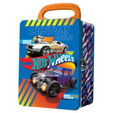Hot Wheels Metal Car Storage Case For 18 Die Cast Cars - Blue