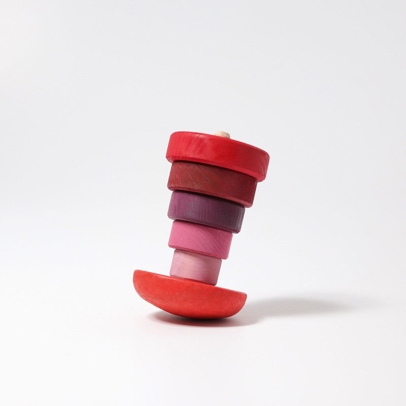 Grimm's Pink Wobbly Stacking Tower