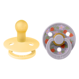 BIBS x Liberty 2 Pack Colour Strawberries and Cream Latex S1 - Pale Butter Mix