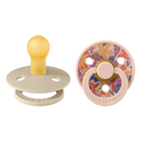 BIBS x Liberty 2 Pack Colour June Blossom Latex S1 - Blush Mix