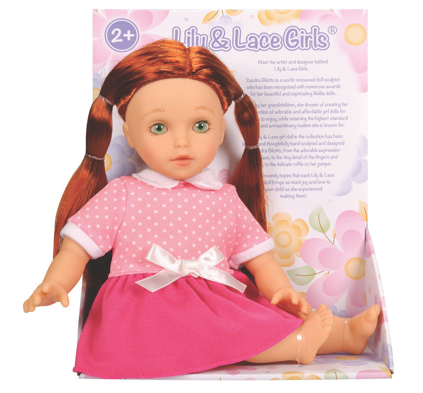 Lotus Lily & Lace - 11.5" Soft-bodied Doll – Caucasian 3 - Laadlee