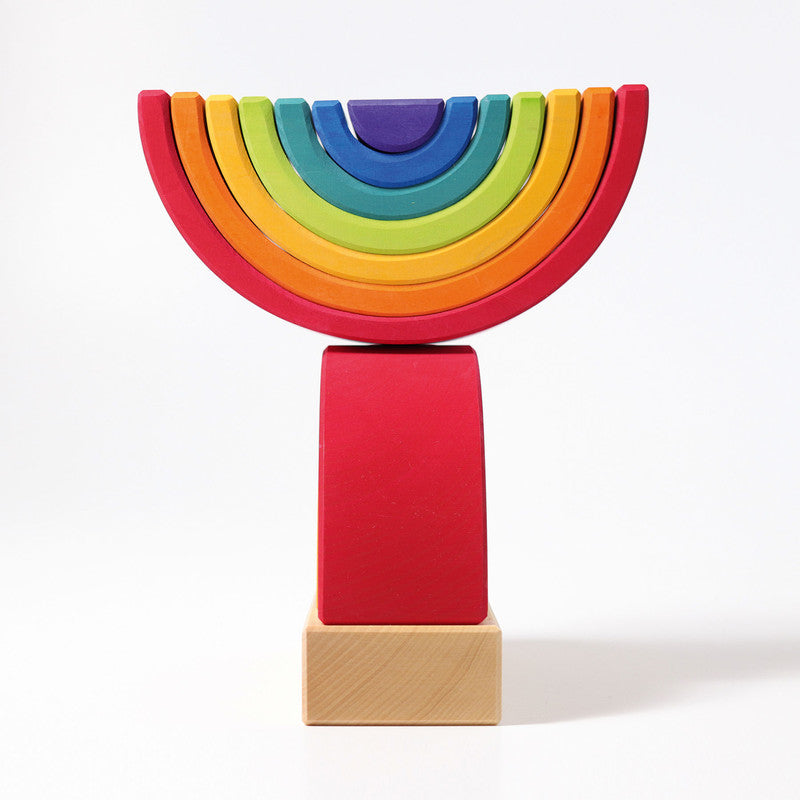 Grimm's Rainbow Stacking Tower - Laadlee